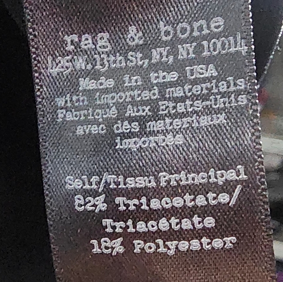 Rag & Bone Black Silky Sleeveless Blouse Side Cut Out Top Size Large - Picture 7 of 13